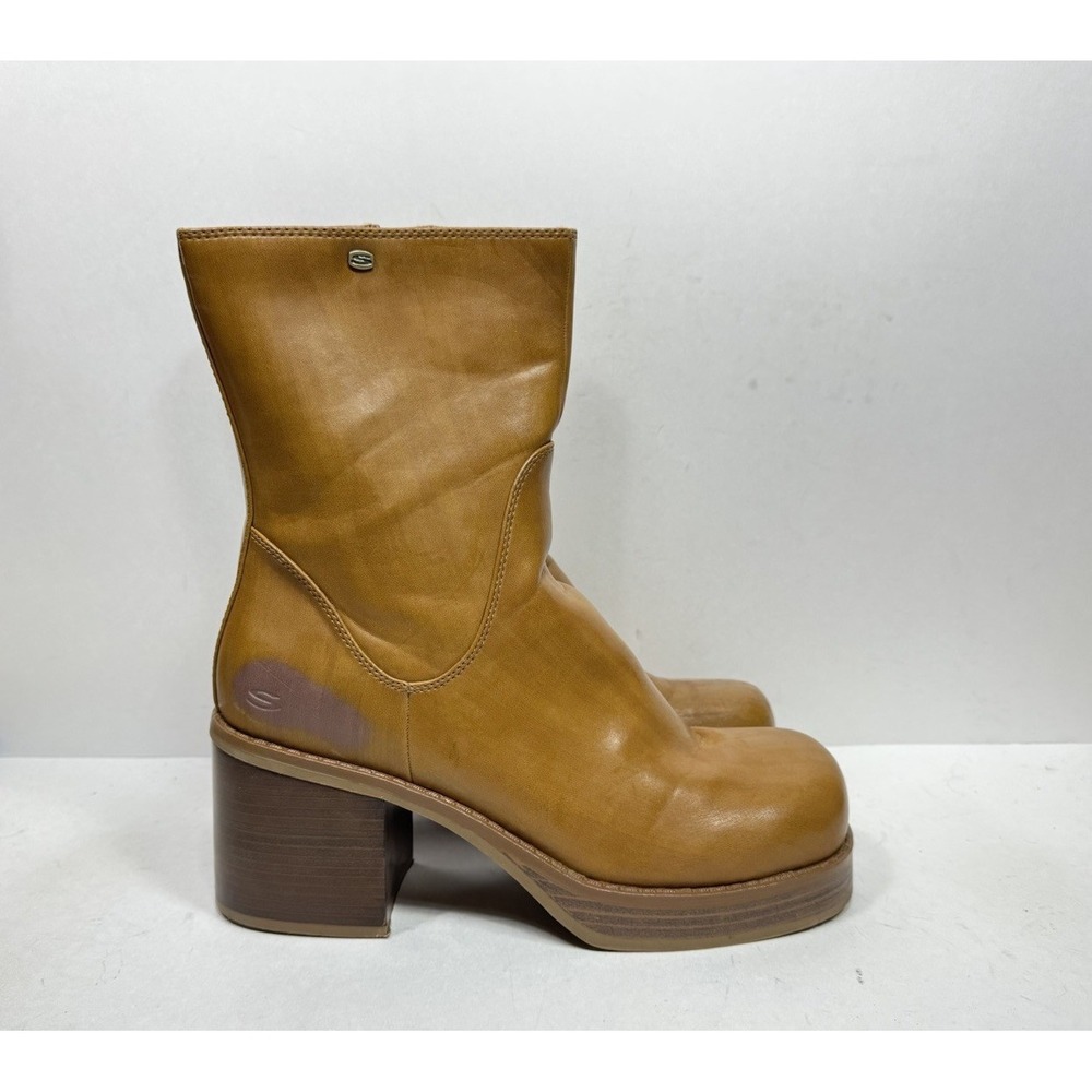 Vintage Skechers Somethin Else Womens Sz 11 Chunky Retro Platform Boots Y2K 3404